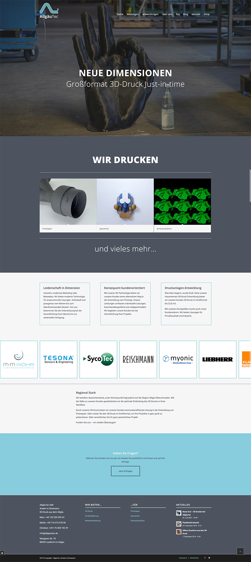 AllgäuTec – Kreativ in Dimension.