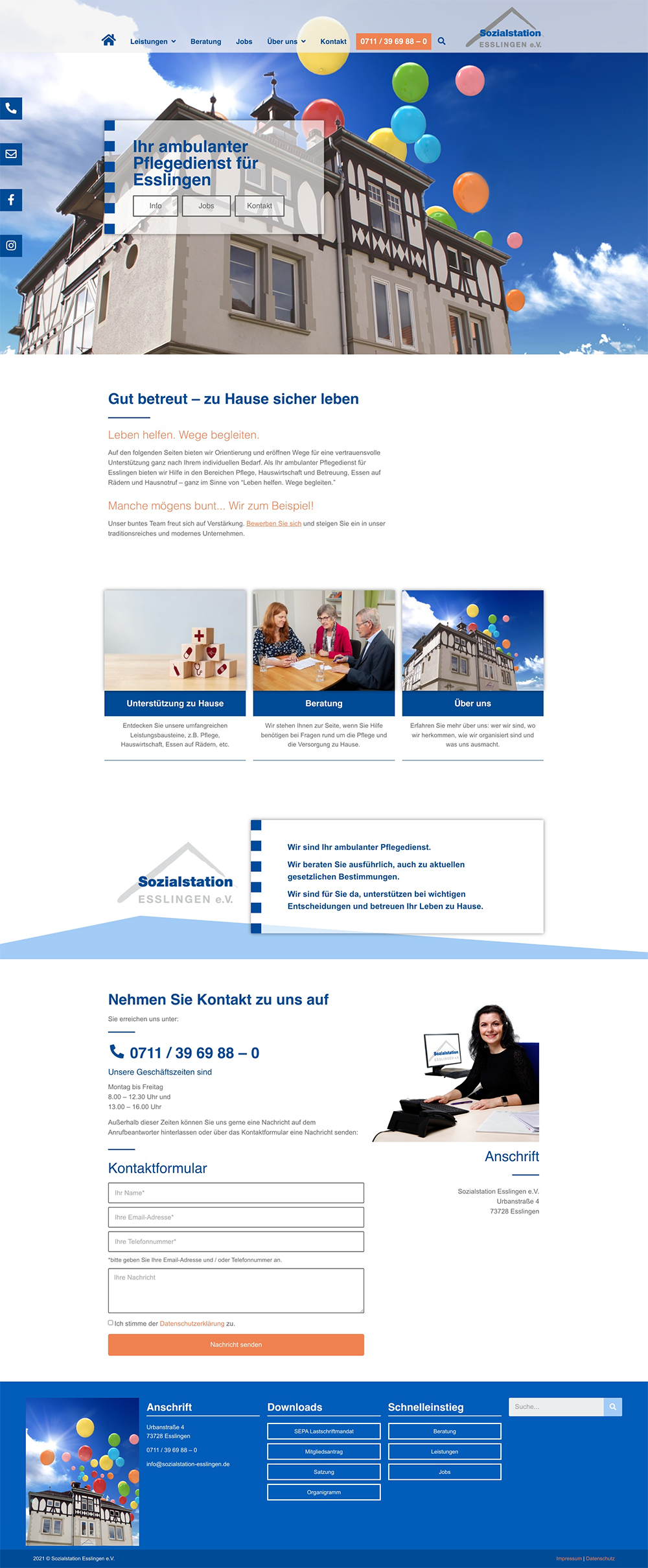 Ambulanter Pflegedienst Esslingen - zu Hause sicher leben