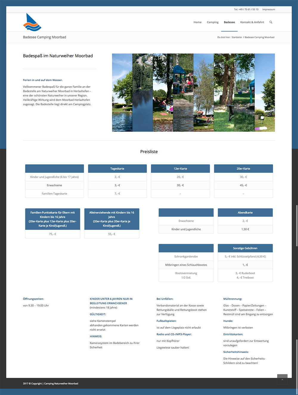 Badesee Camping Moorbad – Camping Naturweiher Moorbad