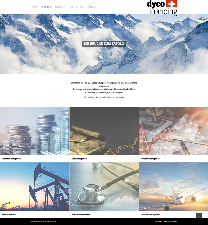 Bereiche – DYCO Financing