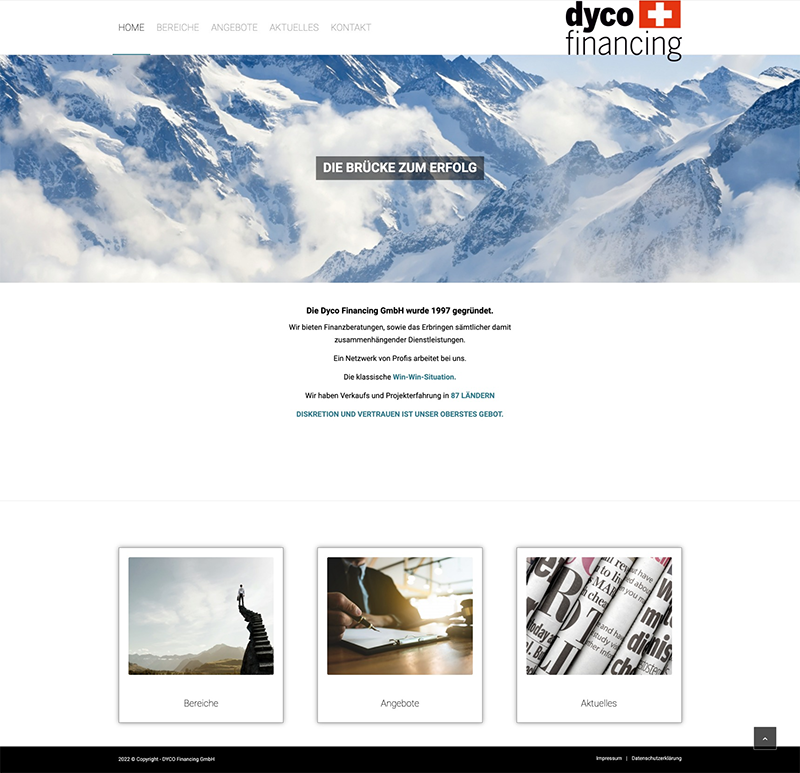 DYCO Financing – Die Brücke zum Erfolg