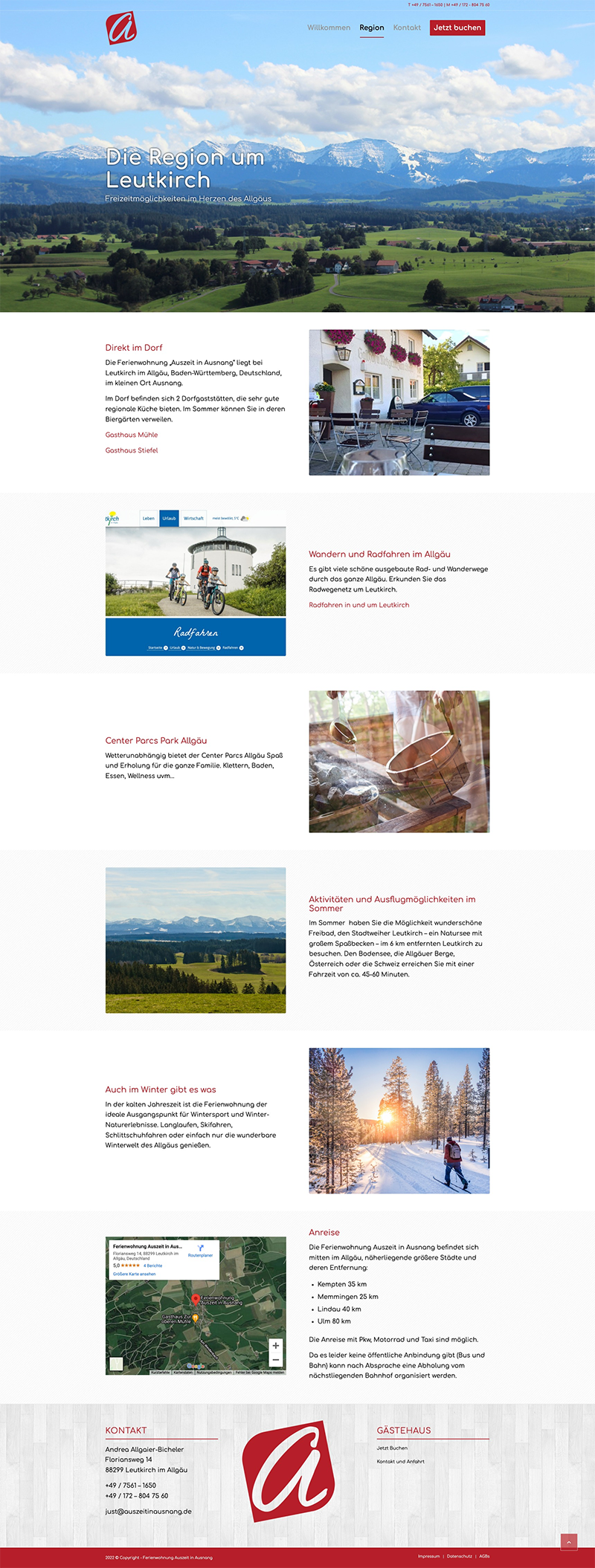 Ferienwohnung Leutkirch im Herzen des Allgäus