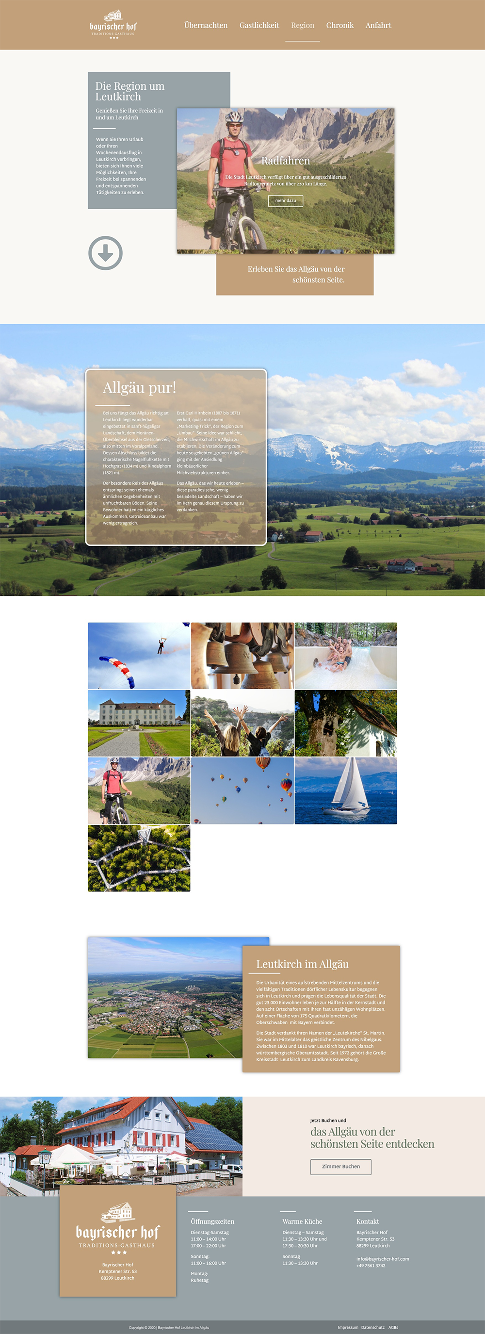 Freizeit in Leutkirch im Allgäu - Bayrischer Hof in Leutkirch