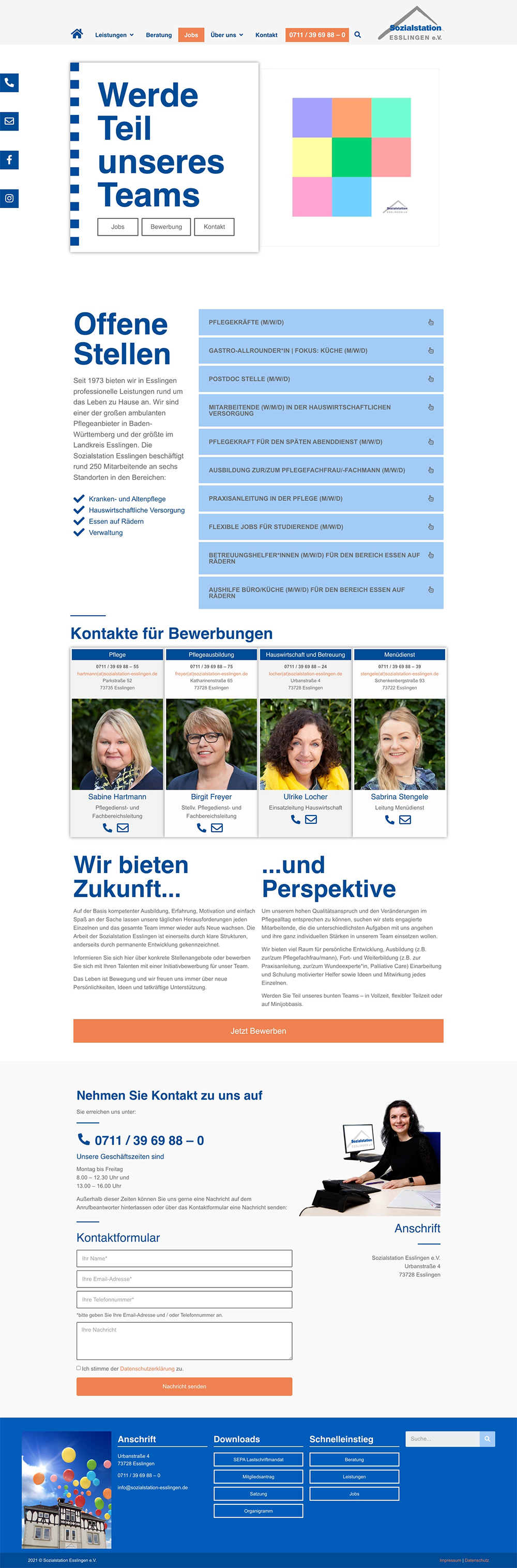 Jobs - Sozialstation Esslingen