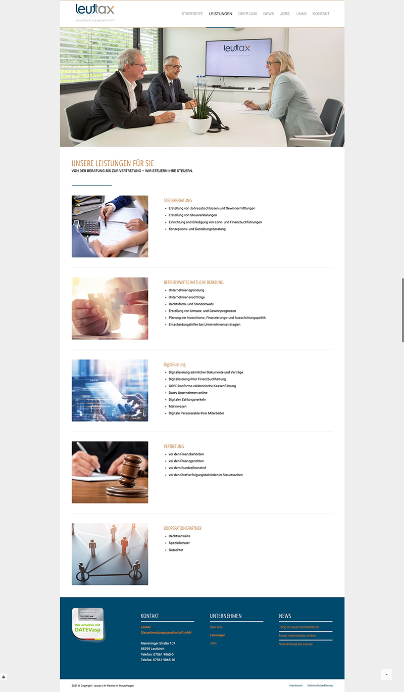 Leistungen – Leutax